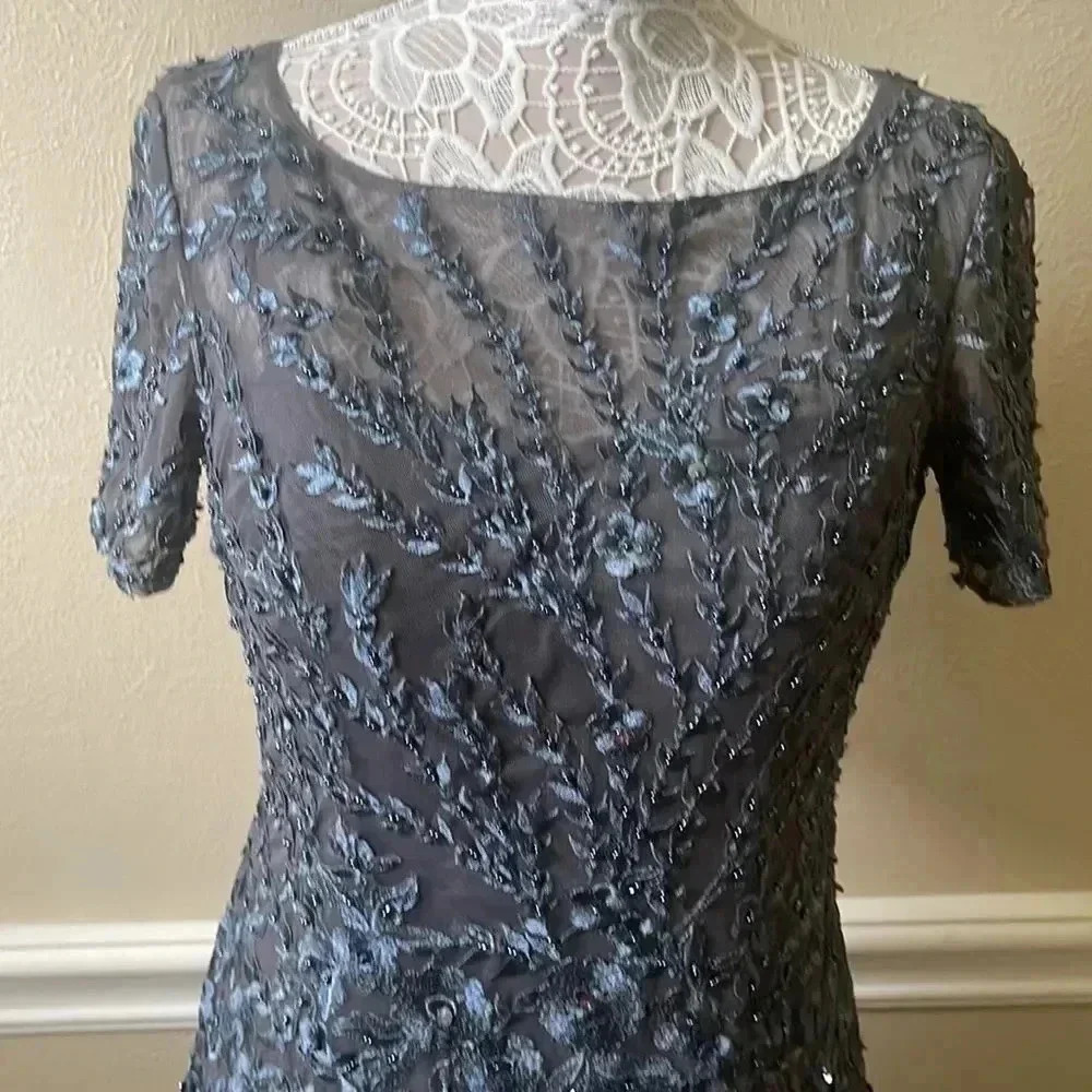 JJs House Charcoal Lace Maxi Dress - Picture 2 of 9